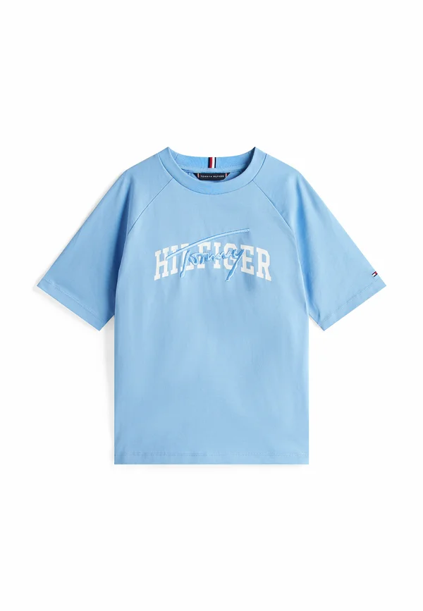 MIXED LOGO - Print T-shirt - cloudy blue