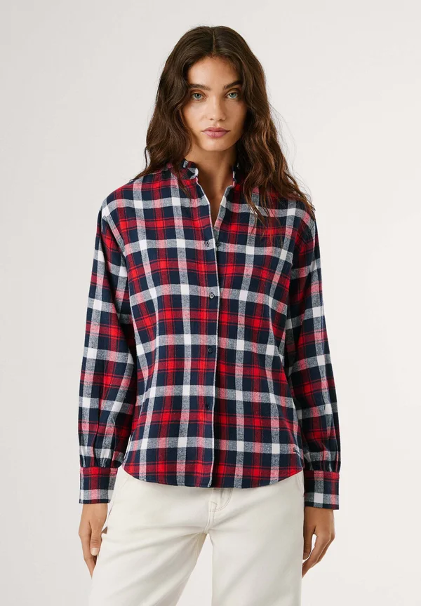 MIYA - Button-down blouse - royal red