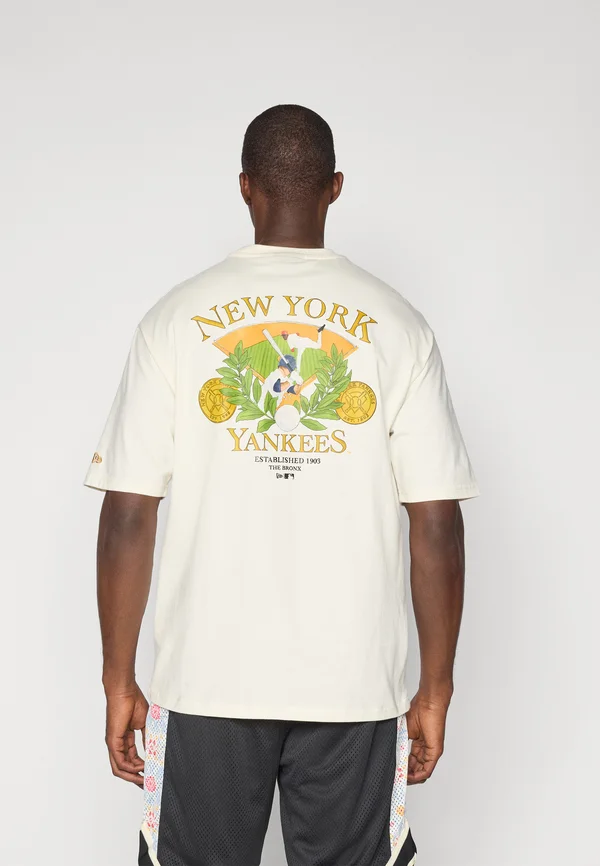 MLB NEW YORK YANKEES BASEBALL GRAPHIC TEE - Print T-shirt - offwhite