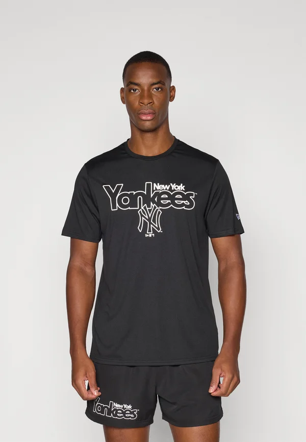 MLB NEW YORK YANKEES LEAGUE ESSENTIALS TOP AND SHORT SET - Sports shorts - black