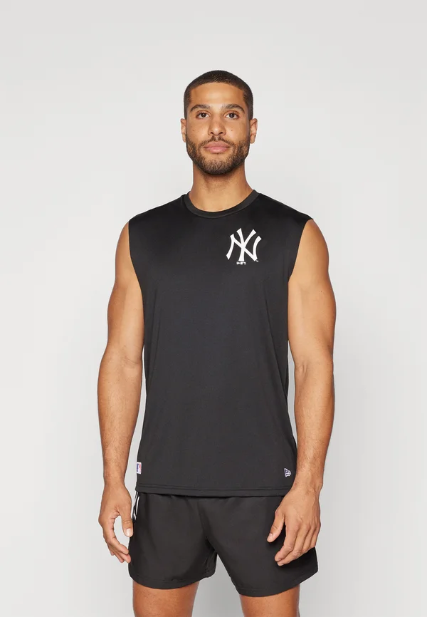 MLB NEW YORK YANKEES SLEEVELESS TEE - Club wear - black/white