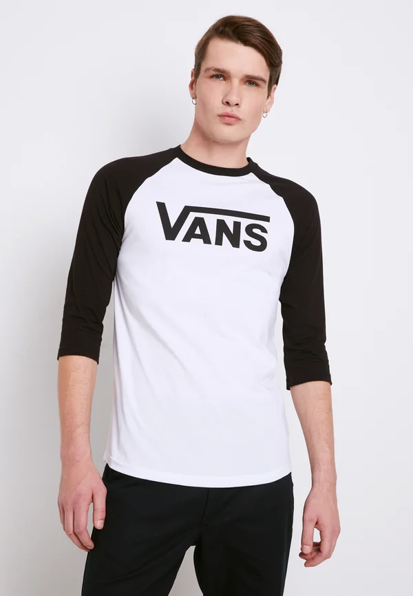 MN VANS CLASSIC RAGLAN - Long sleeved top - white/black