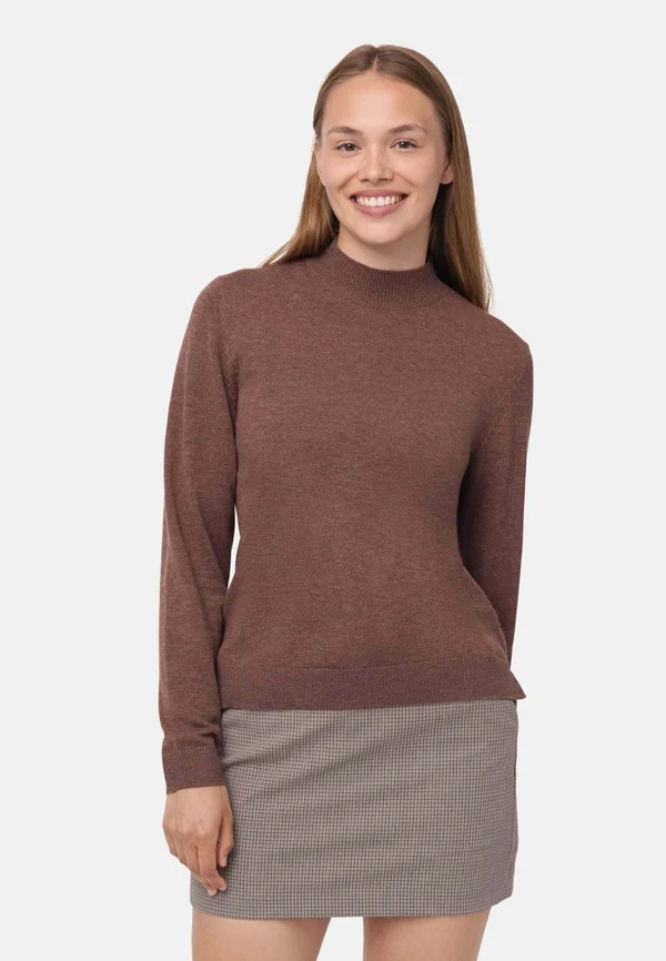 MOCK NECK - Jumper - brown