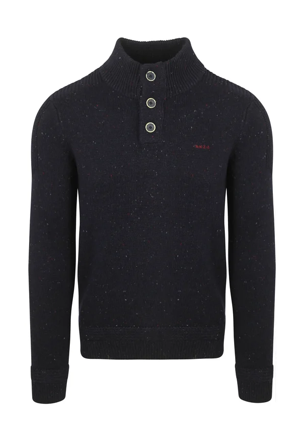MOCKER CONOR MELANGE - Jumper - navy