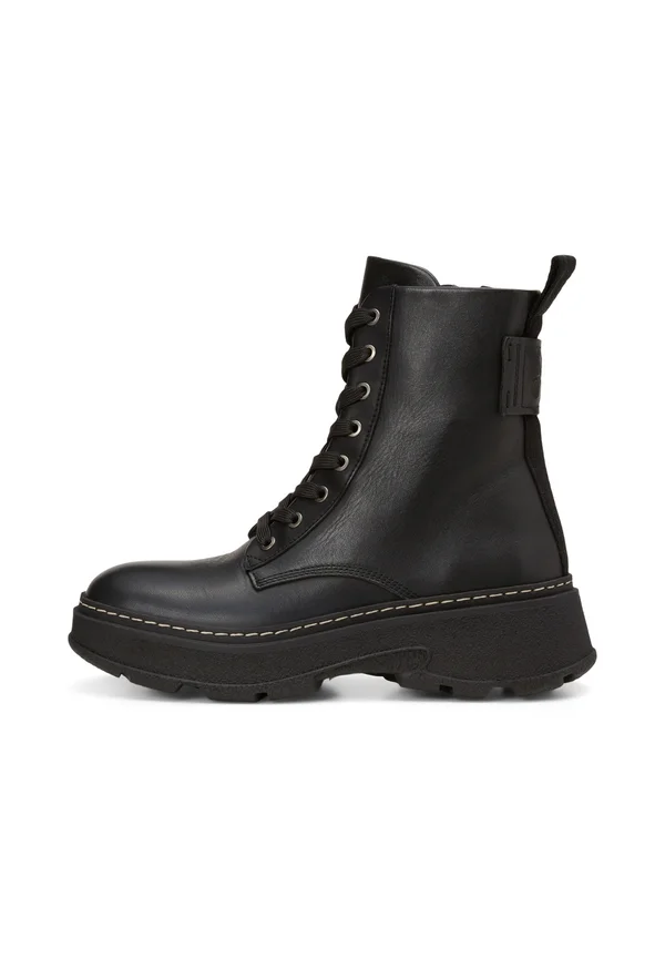 MODEL ELISA - Platform ankle boots - black