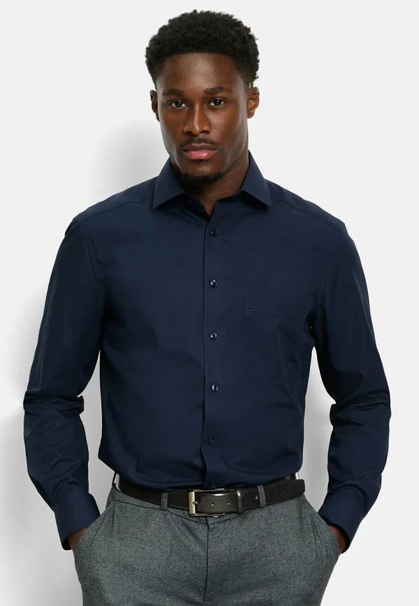 MODERN FIT GLOBAL KENT - Formal shirt - kobalt