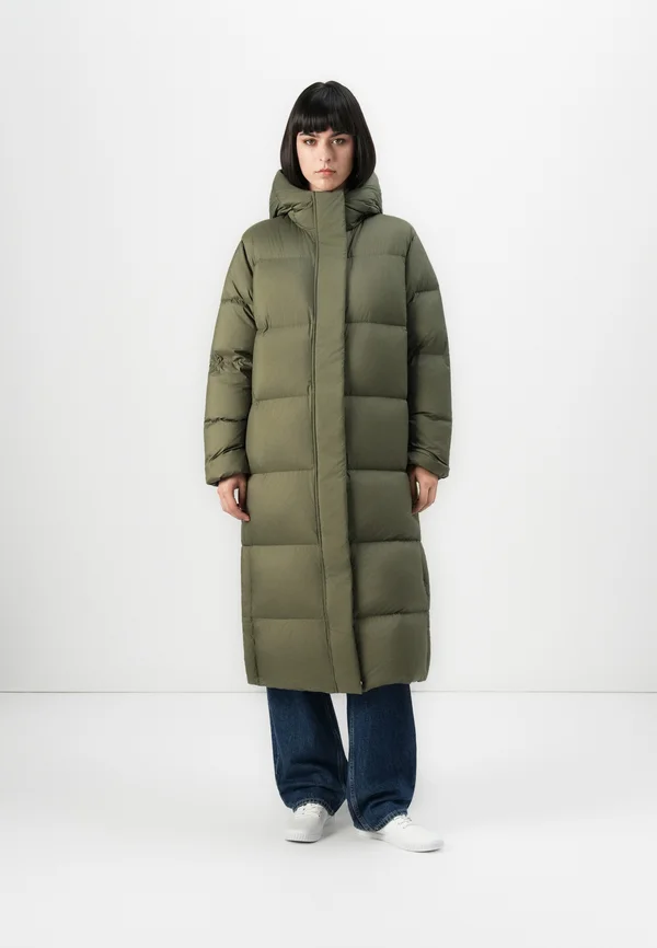 MODERN MAXI COAT - Down coat - utility olive