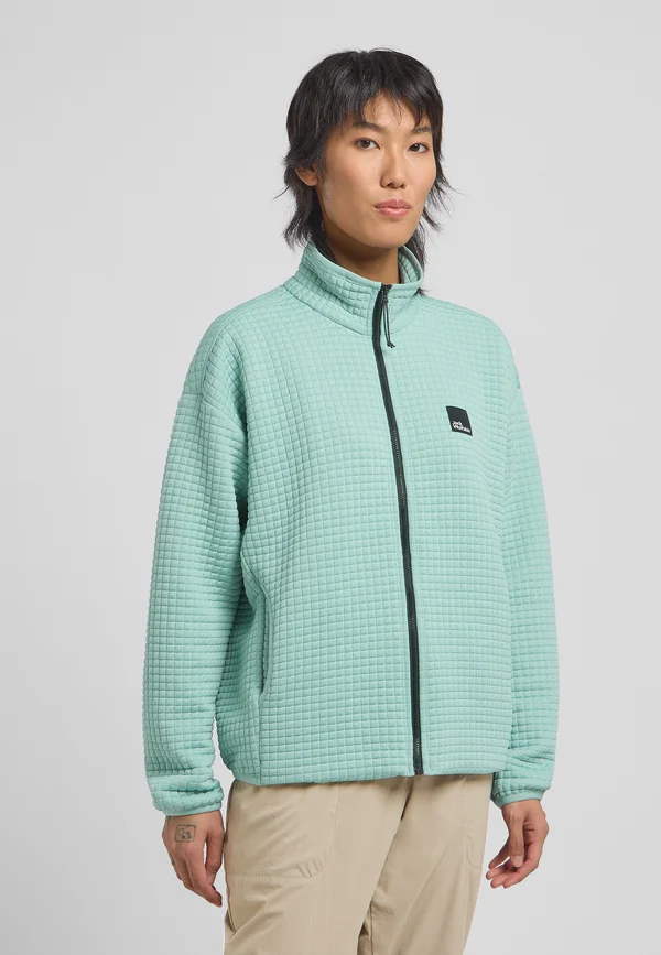 MOGARI - Zip-up sweatshirt - soft jade