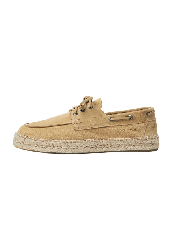 MONTECARLO - Boat shoes - champagne suede