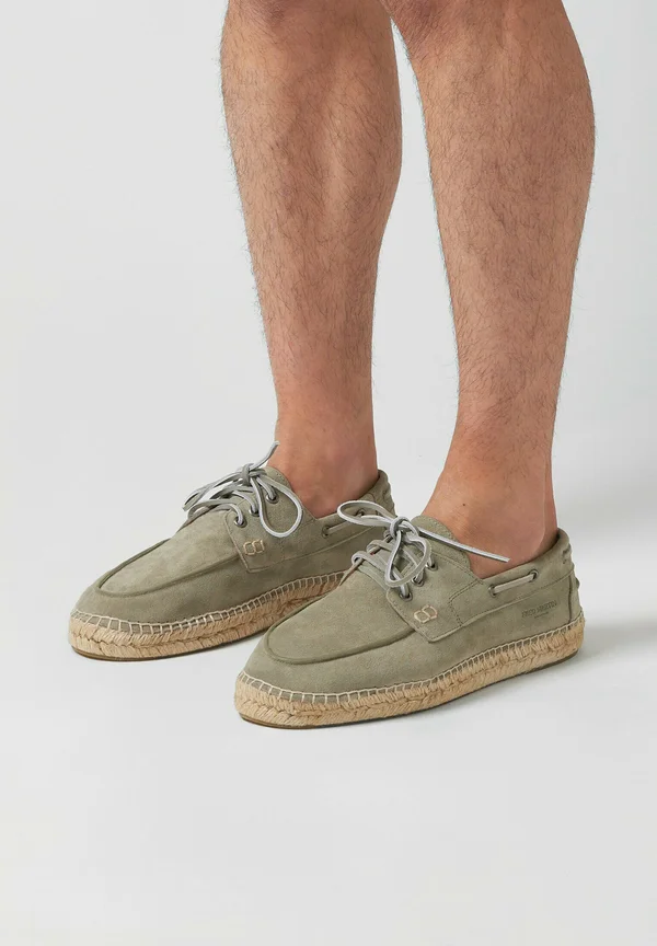 MONTECARLO - Boat shoes - salvia suede