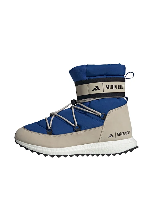 MOON MOONBOOST HIGH - Winter boots - power blue   power blue   core black