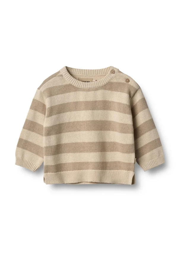MORGAN - Jumper - beige stripe