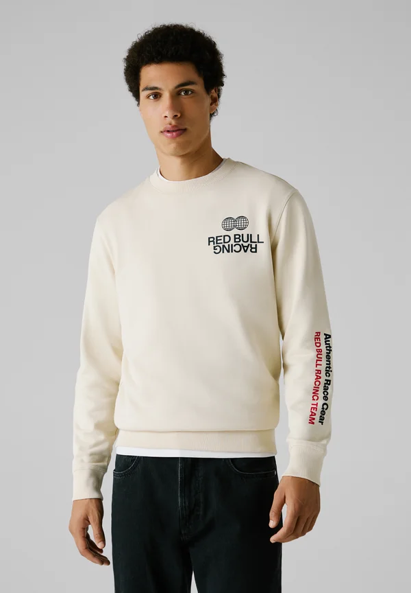 MOTION LOGO CREW - Sweatshirt - dark ecru