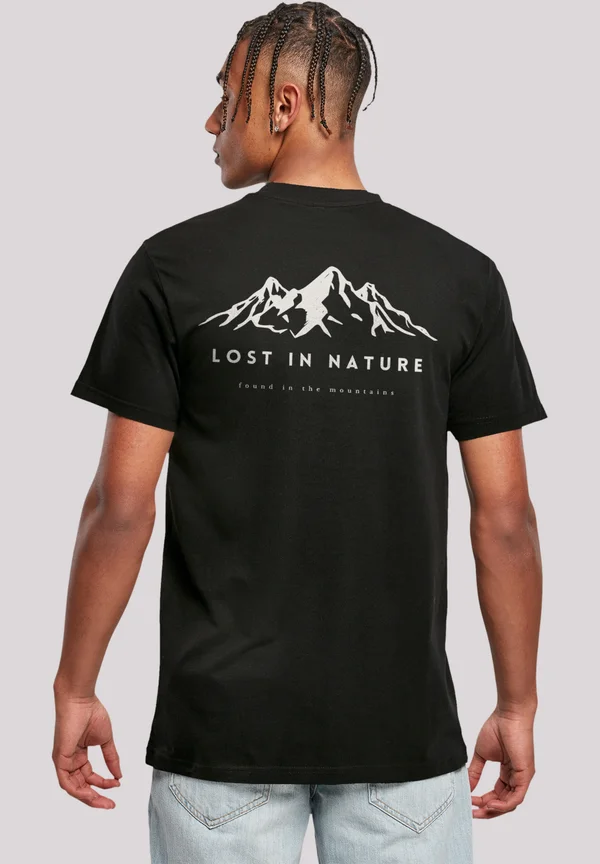 MOUNTAIN - Print T-shirt - schwarz