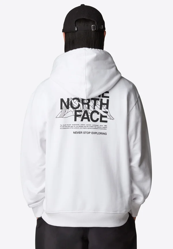 MOUNTAIN SKETCH  - Hoodie - tnf white tnf black