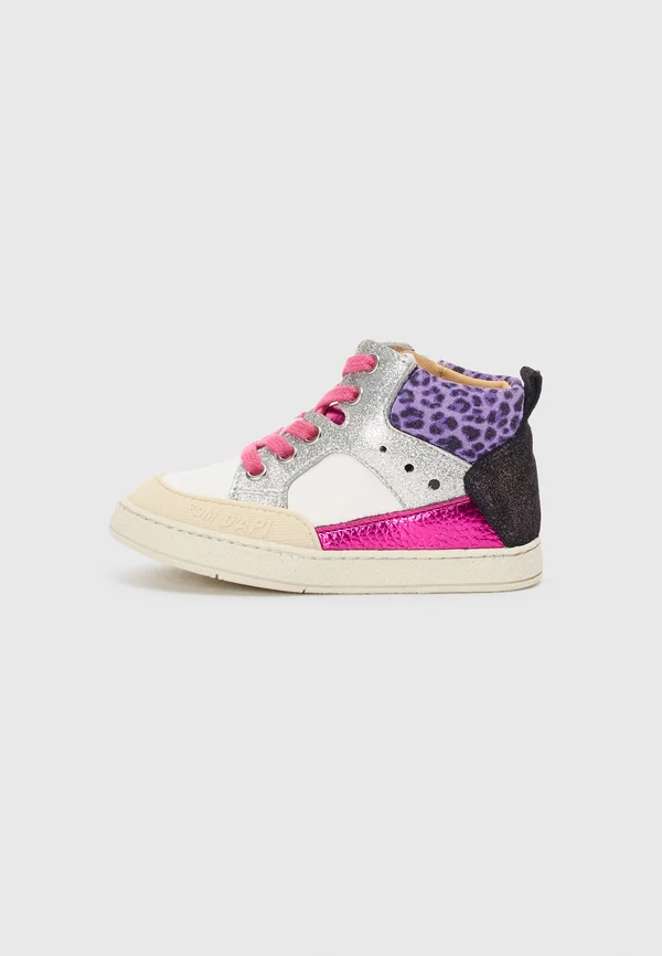 MOUSSE BUMP UNISEX - High-top trainers - off white/purple