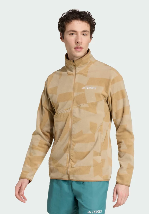 MT AOP  - Fleece jacket - cardboard   blanch cargo