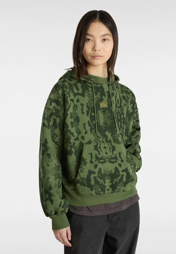 MTE KENNETT PRINTED  - Hoodie - dark olive