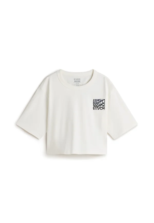 MTE WILDTHORN REFLECTIVE BOXY SHORT - Print T-shirt - egret