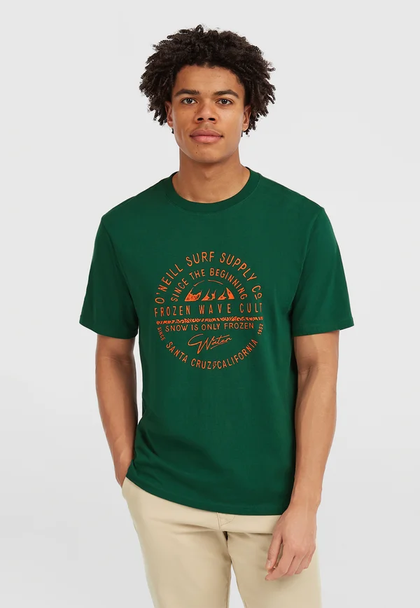 MUIR - Print T-shirt - emerald envy
