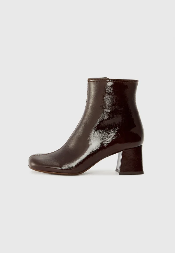 MUKI - Wedge Ankle Boots - sucre choco
