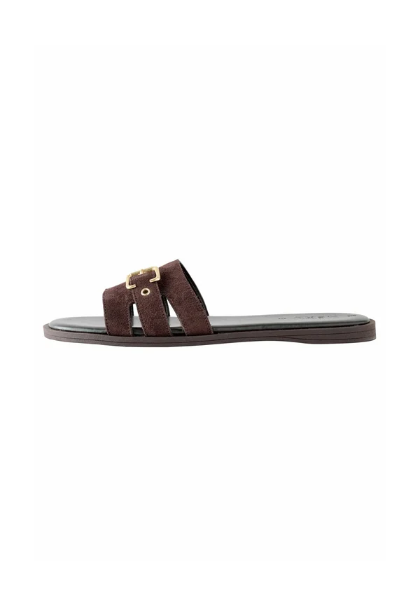 Mules - new chocolate brown suede
