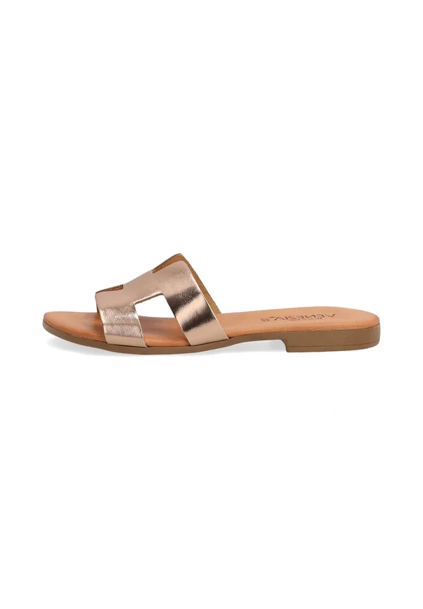 Mules - rose gold