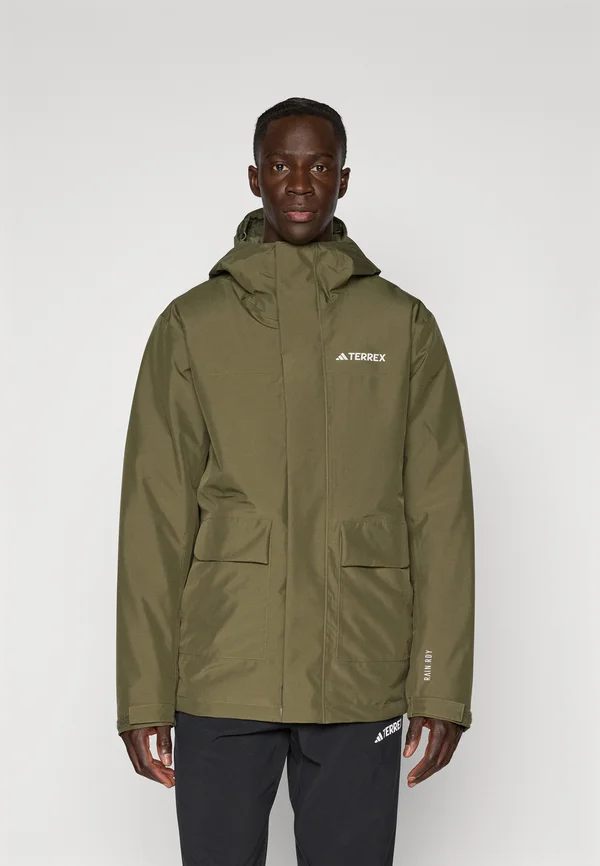 MULIT PADDING - Winter coat - olive strata