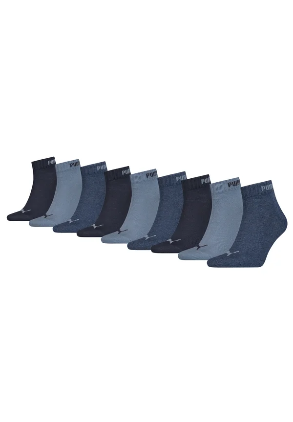 MULTIPACK 9ER PACK QUARTER  DESIGN HOCH  - Socks - blue combo