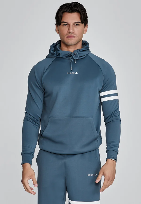 MUSCLE FIT  - Hoodie - blue
