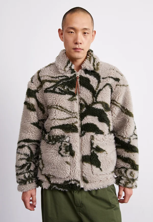 MUSHROOM JACKET - Fleece jacket - silver grey/multi