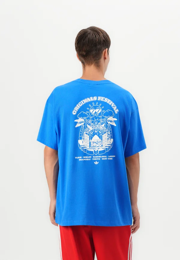 MUSIC FESTS TEE UNISEX - Print T-shirt - bright royal