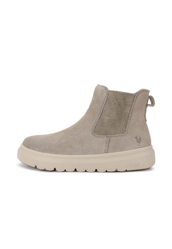 NANTES - Platform ankle boots - beige