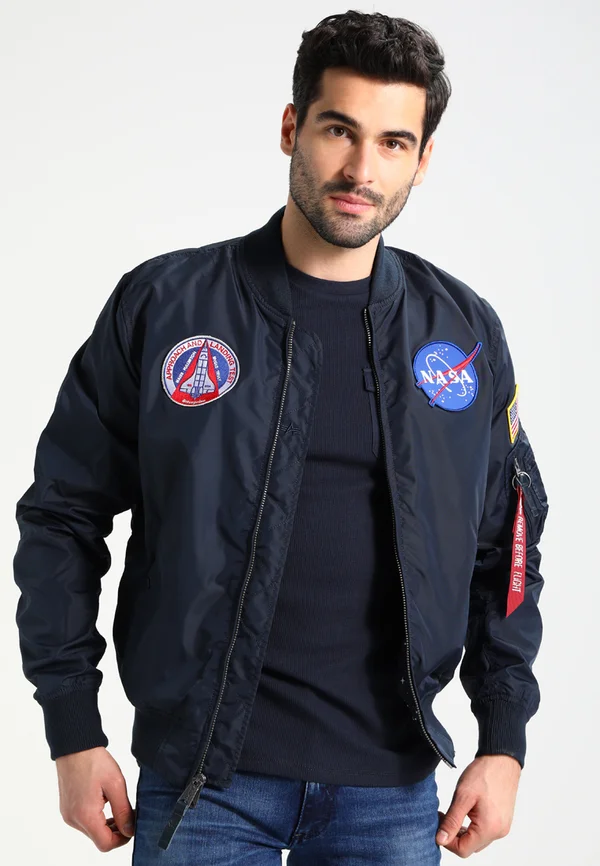 NASA REVERSIBLE II - Bomber Jacket - blue