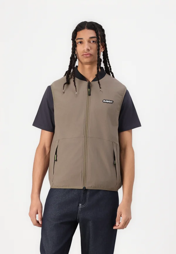 NATURE CALLS GILET - Waistcoat - stone gray