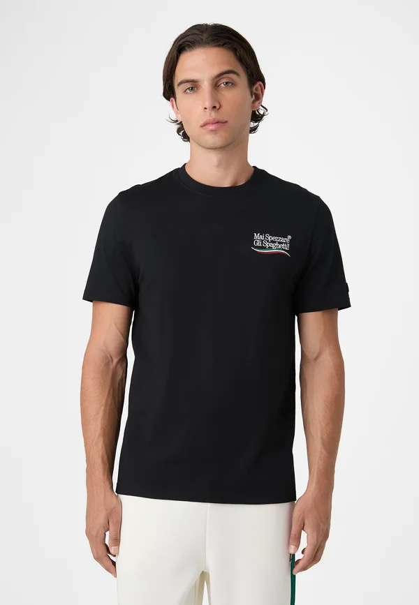 NAVIGLI PASTA REGULAR - Print T-shirt - black