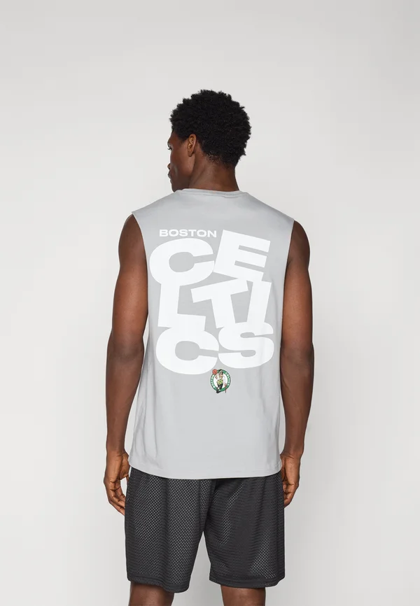 NBA BOSTON CELTICS GRAPHIC SLEEVELESS TEE - Club wear - stone/white/grey