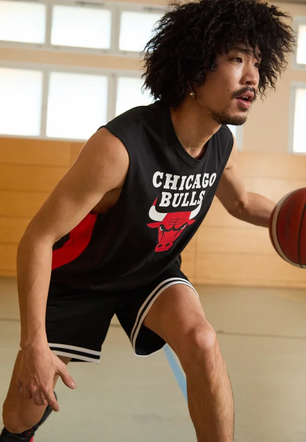 NBA CHICAGO BULLS PANEL SLEEVELESS - Top - black