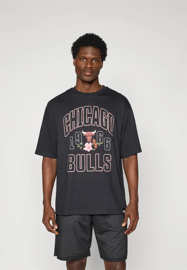 NBA CHICAGO BULLS TEE - Club wear - black