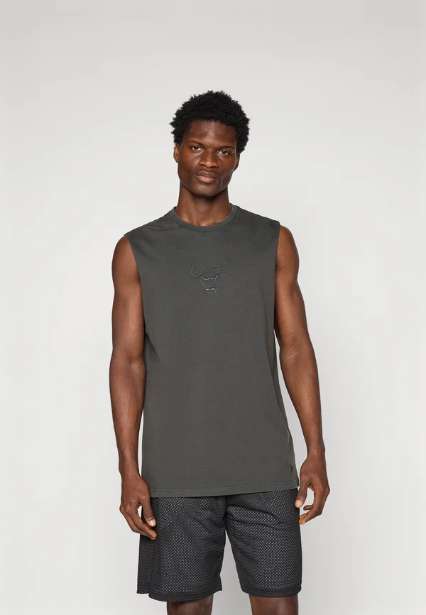 NBA CHICAGO BULLS WASHED SLEEVELESS TEE - Club wear - grey