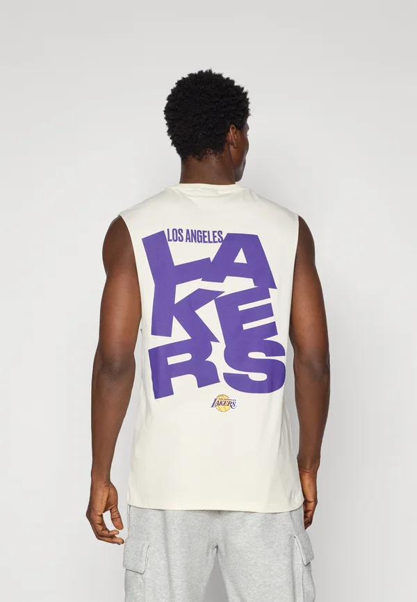 NBA LOS ANGELES LAKERS GRAPHIC SLEEVELESS TEE - Club wear - off-white