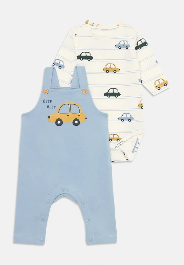 NBMVONNE OVERALL BOX SET - Dungarees - dusty blue