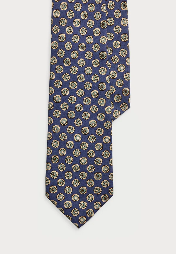 NEAT SILK TWILL TIE - Tie - blue