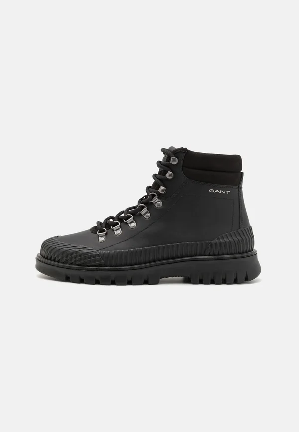 NEBRADA - Lace-up ankle boots - black