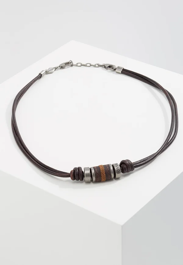 Necklace - dunkelbraun