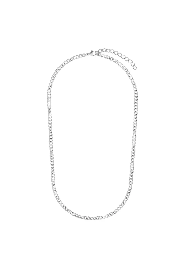 Necklace - silberfarben poliert