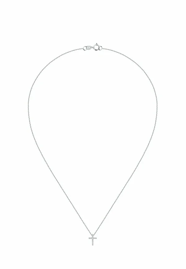 Necklace - weißgoldfarben