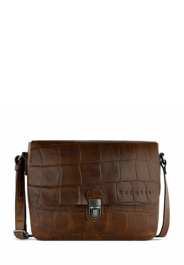 NEVIO - Cross body bag - cognac