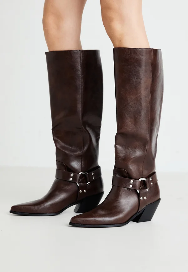 NEVIS - Cowboy/Biker boots - brown