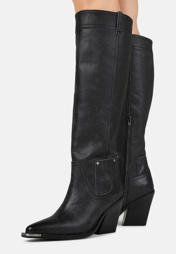 NEW KOLE - Cowboy/biker ankle boot - graphite